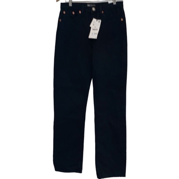 3. Zara High Rise Straight Leg Jeans - Picture 9 of 15